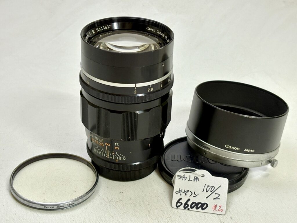 L用 キヤノン 100mmF2